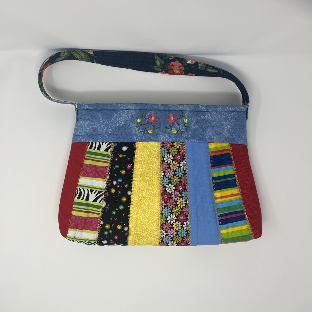 Vintage‎ Handmade Tote Bag Medium Size - 5 Inside Pockets